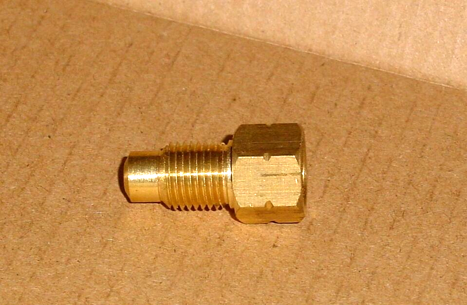 Brake Line Thread Adapter, Male M11 X 1.5 Bubble, Female M10 X 1 - Foto 4