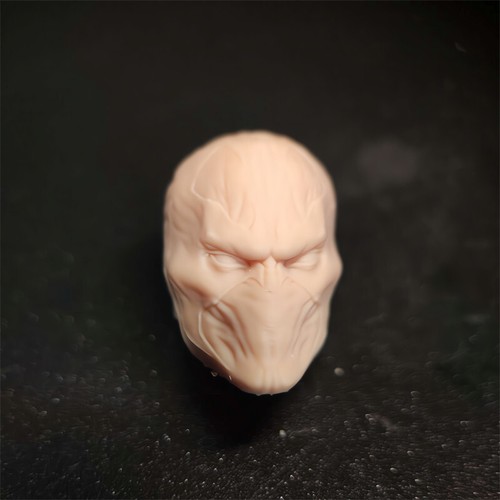 Blank 1/12 Scale The Master Of Hell Spawn Head Sculpt Unpainted Fit 6" ML Figure - Picture 2 of 3