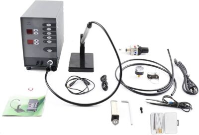 100W Spot ARC Welder Automatic Pulse Argon Welding Machine For Jewelry 110V