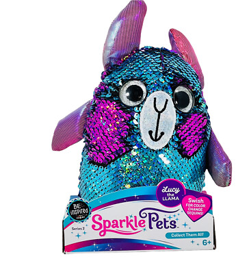 Cra z art Lucky the Llama Sequins Cuties Series 1 Shimmer teal