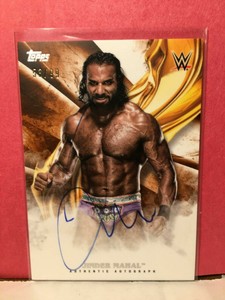 f3681 2019 topps wwe undisputed auto 99 jinder mahal ebay ebay