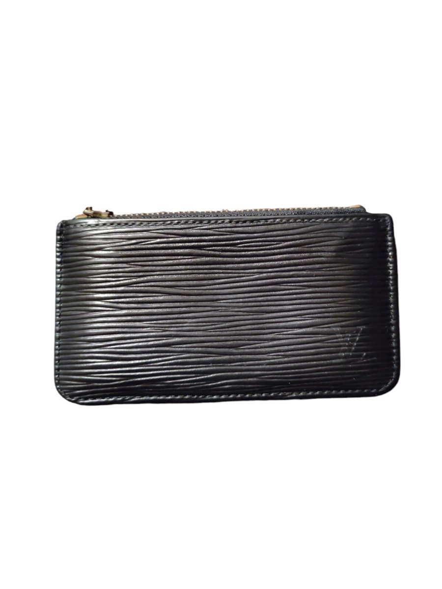 【美品】LOUIS VUITTON エピ ポシェットクレ ブラック M63802 お買取りしました！ LOUIS VUITTON ルイヴィトン エピ