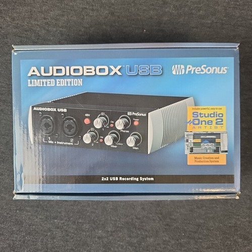 PreSonus AudioBox Limited Edition 2x2 USB Recording System No Studio One Disc - Picture 4 of 9