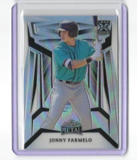 2023 Leaf Metal Baseball JONNY FARMELO SILVER PRISMATIC XRC Rookie SP 101/189
