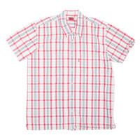 LEVI'S Mens Shirt Red Gingham L