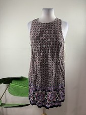 LOVE TREE • Paisley Boho Tank Swing Dress, Size M