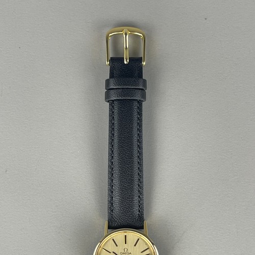 OMEGA De Ville Ladies Vintage Watch Gold Dial New battery New Leather Band - Picture 11 of 23