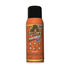 Gorilla Heavy Duty Spray Adhesive, Multipurpose and Repositionable, 11 Ounce,...