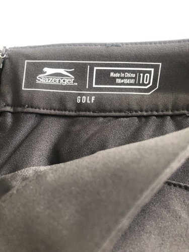 Slazenger Golf Hydro-Dri Missy SoHo Color Block Skort Skirt Black Size 10 NWT - Picture 12 of 18