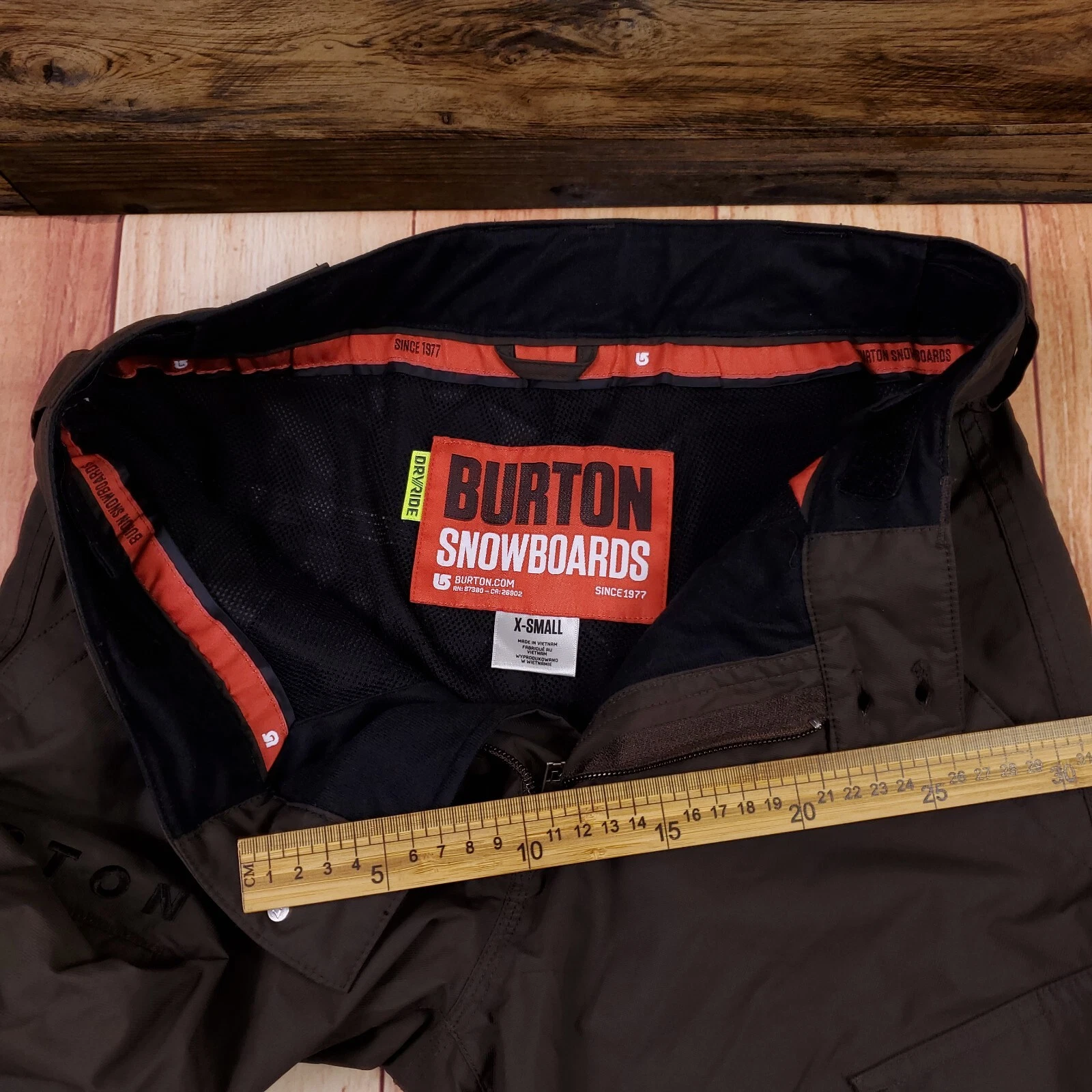 burton dark dryride snowboard lined dry ride winter ski pants