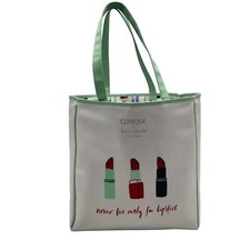 Kate Spade White Polyester Clinique Shopping Tote Bag