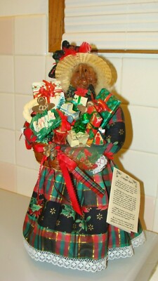 RARE 1995 CRABAPPLE Limited Edition Christmas Grandma Caroline 25/100, 15'' tall