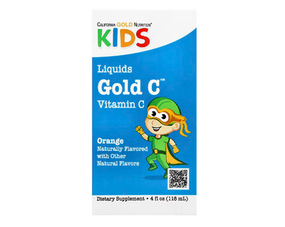 California Gold Nutrition, flüssiges Vitamin C, USP-Qualität, Orange, 118 ml