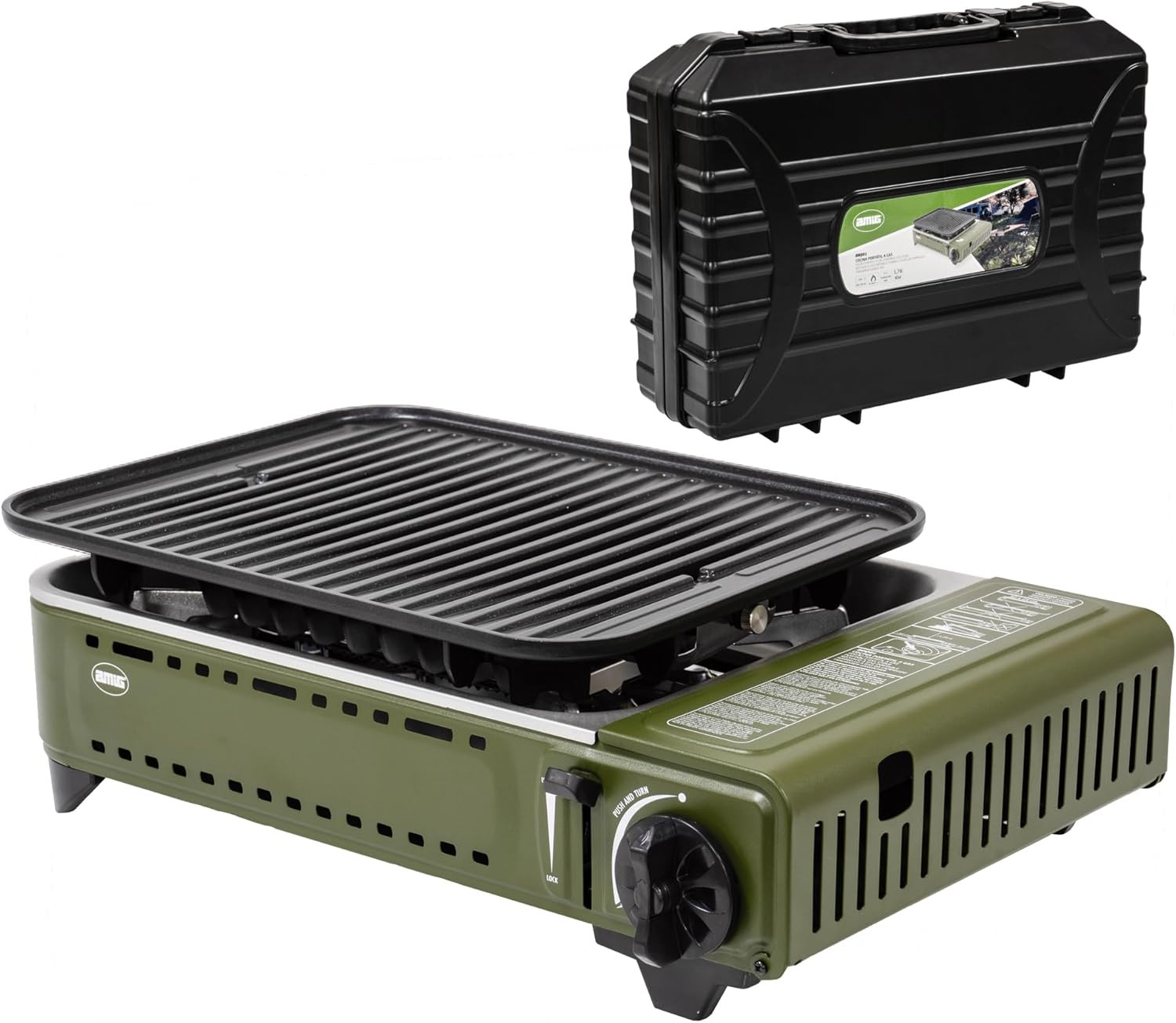 Réchaud gaz de camping portable idéal pour vos grillades en plein air en famille