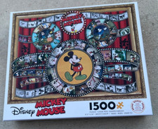 New in box disney mickey mouse CEACO 1500 piece puzzle film strip theme