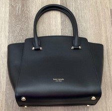Kate Spade New York Sydney Medium Satchel Black/Black 298 NWT Expedited Ship