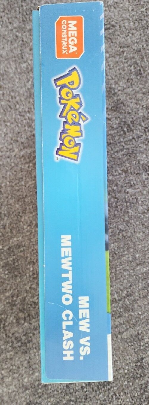 Mega Construx Pokemon Mew vs. Mewtwo Clash 2018 FVK77 New Sealed 341 Pieces  8+