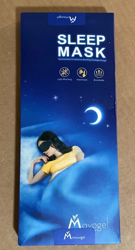 Mavogel Cotton Sleep Eye Mask Updated Design Light Blocking Sleep Mask NEW