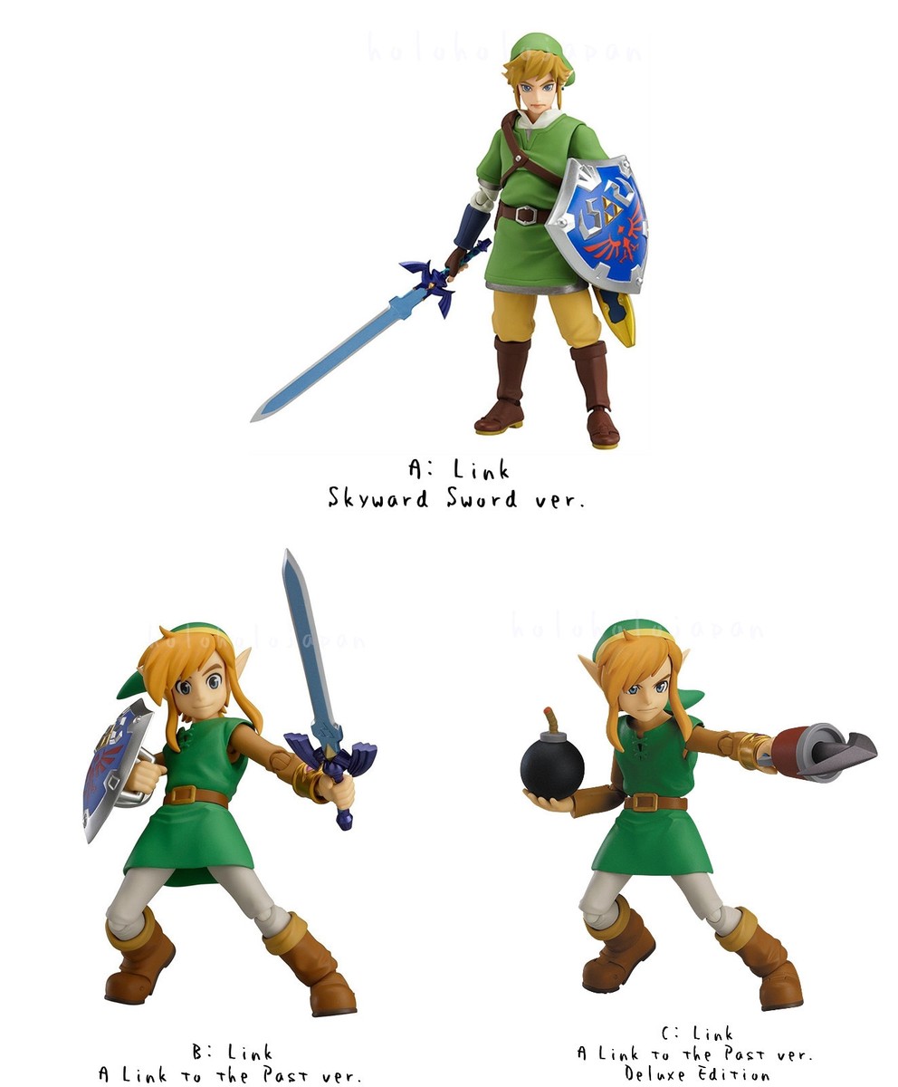  Max Factory The Legend of Zelda: A Link Between Worlds: Link  Figma Action Figure : Toys & Games