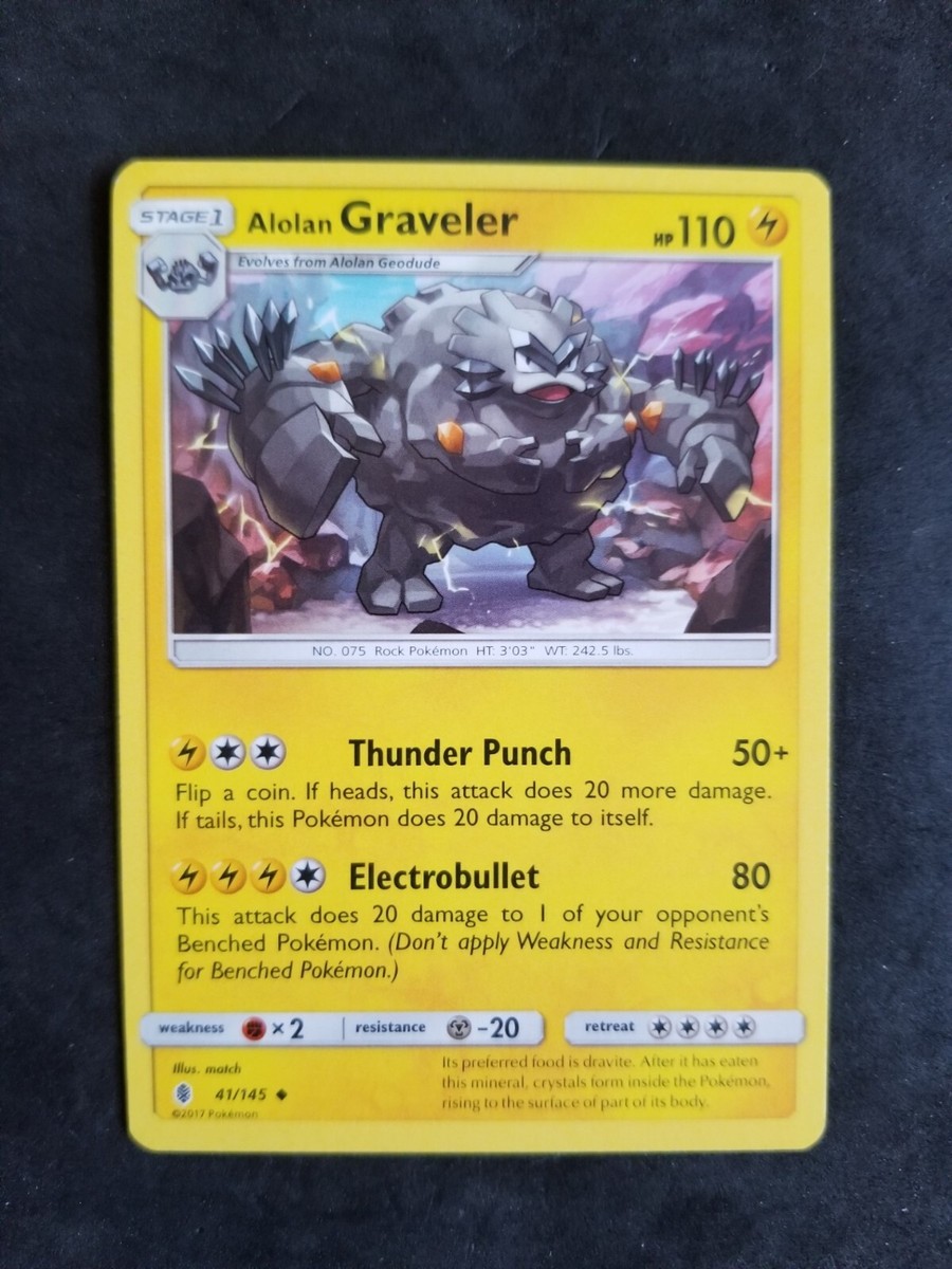 Pokemon GRAVELER card