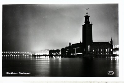 Carte Postale Ancienne Suède – Stockholm, Paysage Vu Voyage, Années 1910
