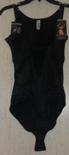 NWT WOMENS $57 FIRM CONTROL BLACK BODY BRIEFER SHAPER   SIZE L