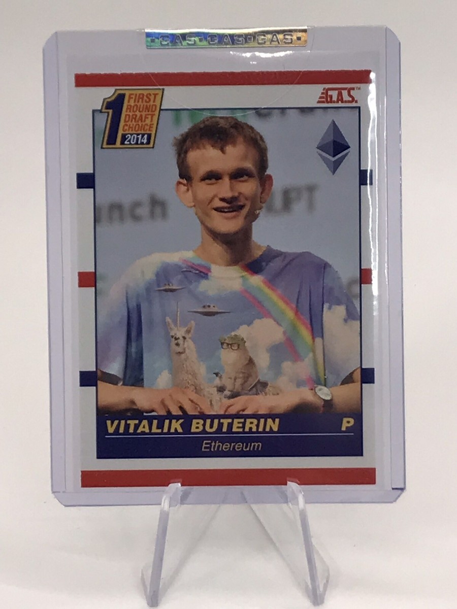 G.A.S.Trading Card Vitalik Buterin #9 Crypto ETH Ethereum Founder  NTWRK🔥🔥🔥 | eBay UK