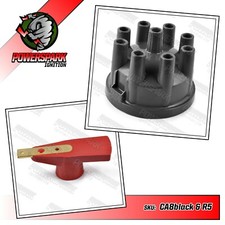 Rover V8 Black Distributor Cap and Red Rotor Arm Land Rover P5 P6 SD1 3.5 3.9