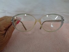 Vtg Round Plastic Frame Eyeglasses - Blue Ribbon for Marchon BR16 - Blue Mist -b