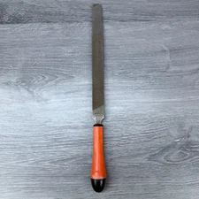 Vtg Nicholson Mill File 8" Mill 2nd Cut w/ Plastic Handle Y2386