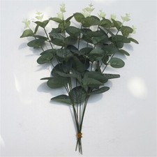 10pcs Artificial Eucalyptus Leaves 30.7cm for DIY Wreath Indoor Lantern Basket