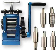 Jewelry Rolling Mill Machine - 3'' 76mm  With 5 Roller Metal Jewelry Tool