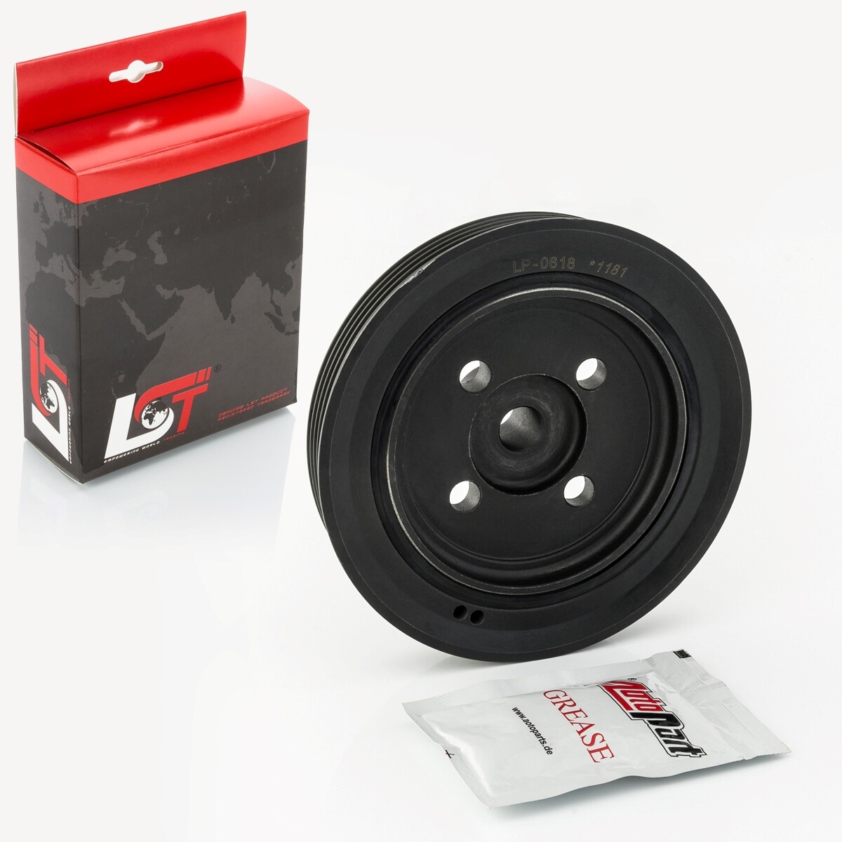 Vibration Absorber Piston Shaft Pulley for Ford Fiesta Focus 1.8 Di / Tddi