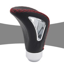 Schalthebel Schwarz Leder Schaltknauf Rot Knauf Für Ford Focus Fiesta Fusion
