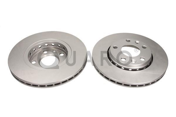 2X Quaro QD9334 Bremsscheiben Vorne FüR Dacia Nissan Renault Neu-image