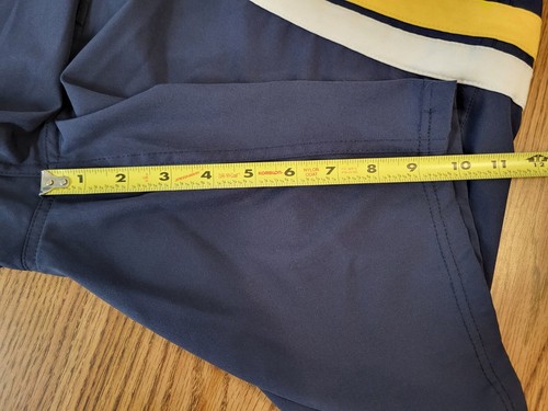 Old Navy California Blue Yellow White Strip Boardshort Swim Trunks Mens 36 - Picture 7 of 8