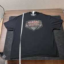 Harley Davidson Shirt Mechanic Vintage Equipment Brandon Florida Flaming Skull