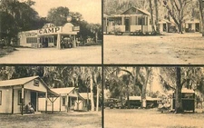 REDLAND CAMP, NEW SMYRNA, FLORIDA, VINTAGE POSTCARD (G720)