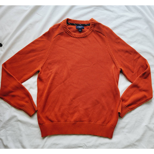 Drifter Burnt Orange Knit Sweater. Size 