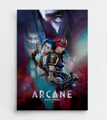 Arcane Poster 11x17 League Of Legends Season 2 Jinx & Vi Promo