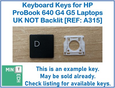 Tastatur Ersatz Tasten für HP ProBook 640 G4 G5 Laptops UK Layout NICHT Hintergrundbeleuchtung