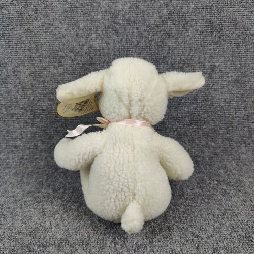 TY Baby Lovie Lamb Sheep Plush Sitting Cream Sherpa 1992 Vintage Stuffed Animal - Picture 6 of 16