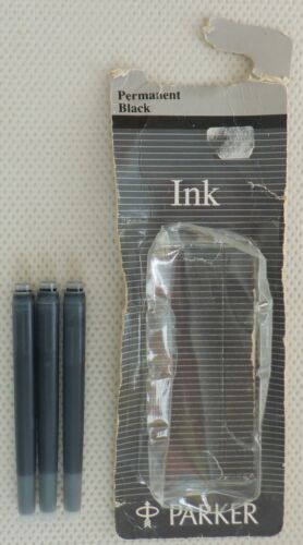 PARKER Vector Black Fountain & White Ballpoint Pens + Ink Cartridges Stationery - Picture 23 of 23