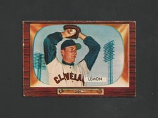 1955 Bowman Bob Lemon #191 ~ Cleveland Indians HOF