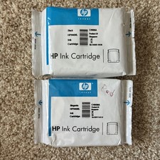 Genuine HP 940XL Black Magenta Ink Cartridges C4906A C4908A OEM Sealed Lot