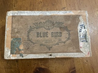 Vintage Blue Bird Cigar Box Collectible