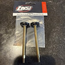 2 Losi 5ive 5t 5b REAR Titanium Coated shock Shaft With piston 1.9  BRAND NEW