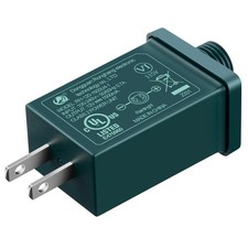 Feekoon 1 Pack Replacement Yard Inflatable Adapter, 12vdc 1a Power green