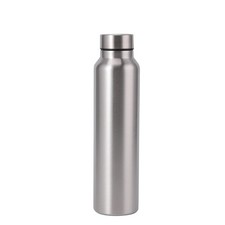 1000ml Stainless Steel Sport Water Bottle Single-Layer Rugged Metal Flask