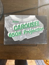 Vintage Kodak Carousel 650H Slide Projector Manual  634446